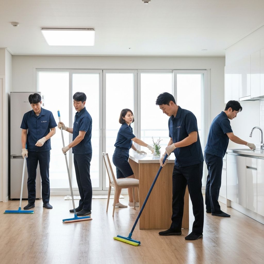 매니저클린 전문 청소 팀