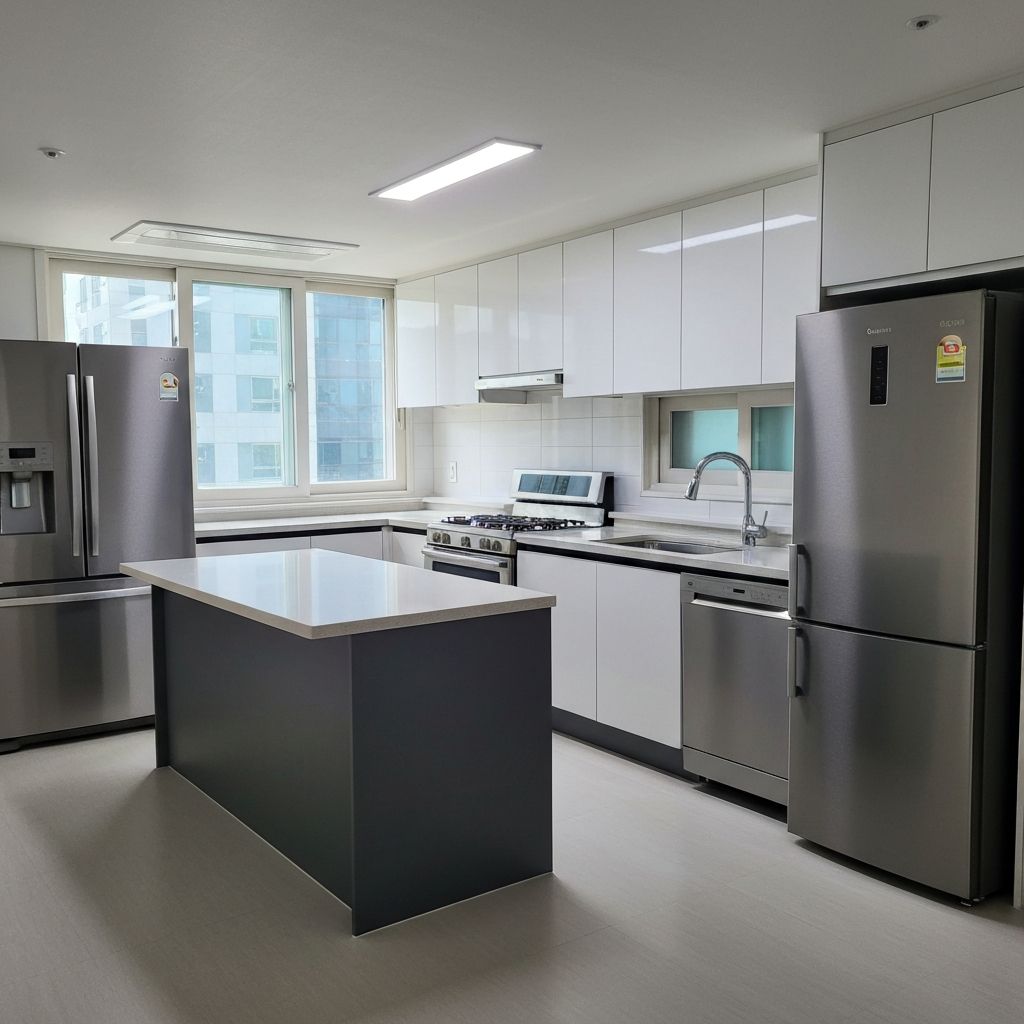 주방 청소 완료